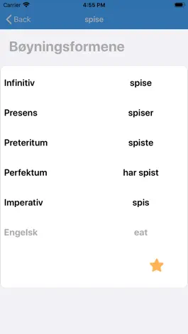 Game screenshot Norwegian Verb hack