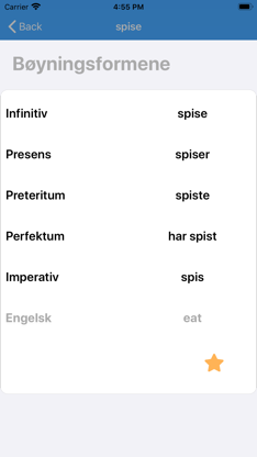 Norwegian Verb screenshot 3