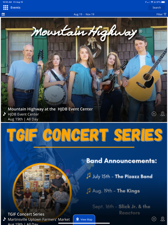 VisitMartinsville iPad screenshot 7 - Travel app