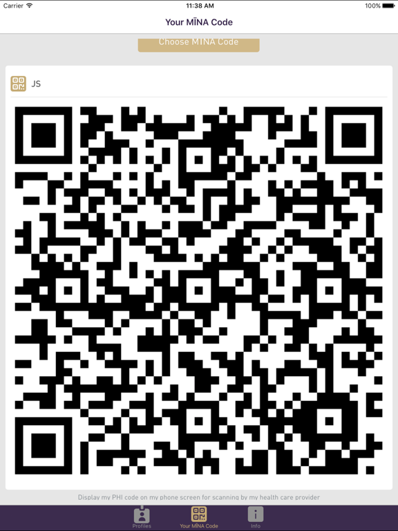 MINA Health Blueprint iPad screenshot 5 - Health & Fitness app