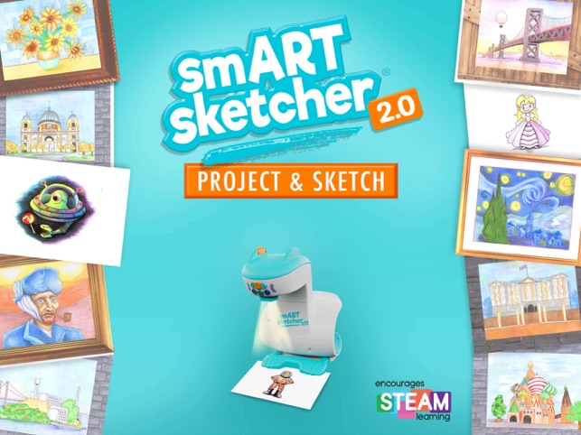  smART Sketcher SSP213 Learn To Draw, Blue/White : Toys & Games