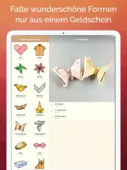 origami geldgeschenke ipad bildschirmfoto 1