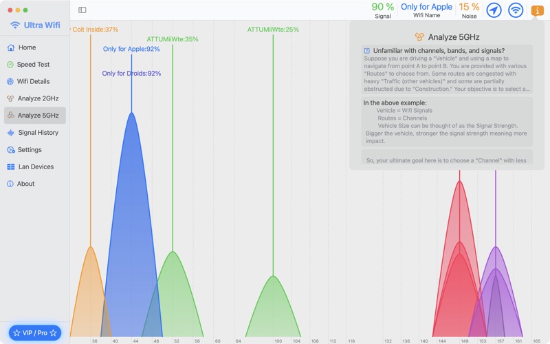 Ultra Wifi - Analyzer, Monitor Screenshot