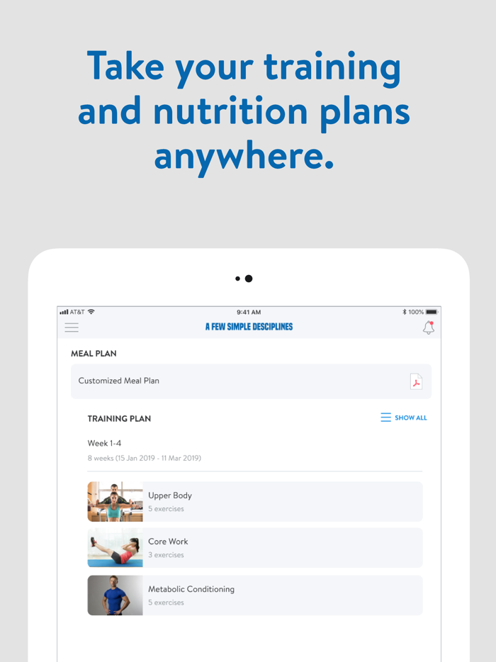 A Few Simple Disciplines