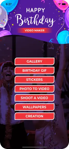 Game screenshot Happy Birthday Video Maker apk