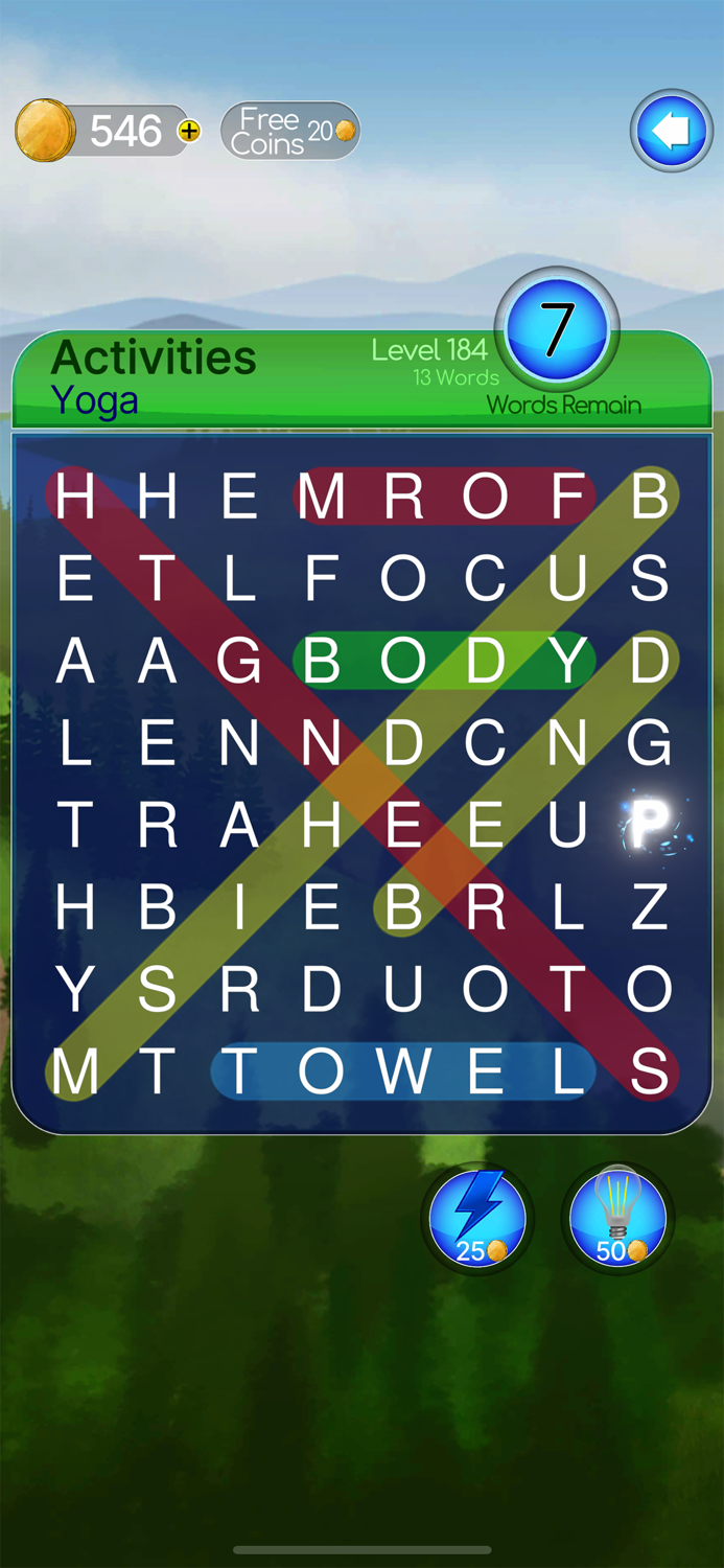Hidden Word Find Word Search