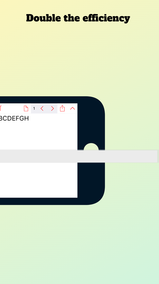 #3. EditMatch Duo - Dual WordPad (iOS) 由: Han Chang Lin