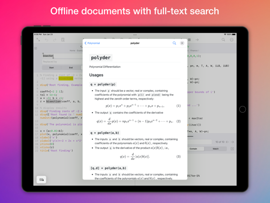 SIMO : MATLAB programming app iPad screenshot 10 - Education app