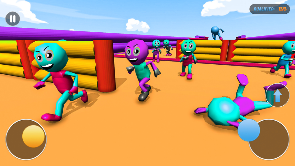 #4. Race Guys: Fall Squad 3D (iOS) By: Umar Manzoor