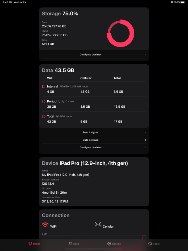 ‎Usage Device Monitor Screenshot