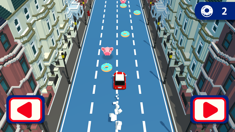 #2. CRAZY DONUTS (Run Action Game) (iOS) 由: Yuri Hattori