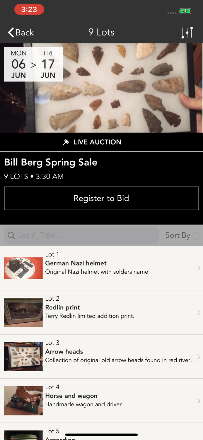 Bill Berg Auctions