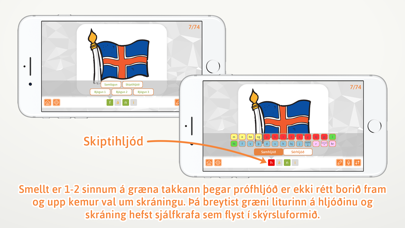 Íslenski málhljóðamælirinn Screenshot