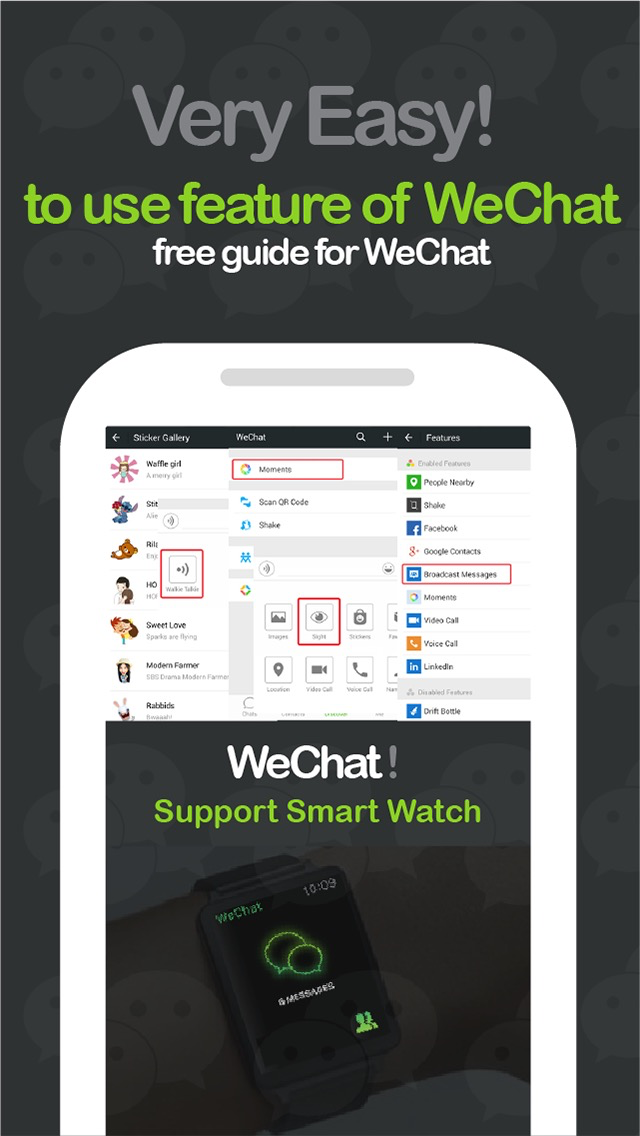 Guide for WChat Messenger