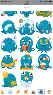 How to cancel & delete octopus cute funny stickers 1
