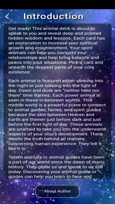 Animal Insight Oracle-Cards Screenshot