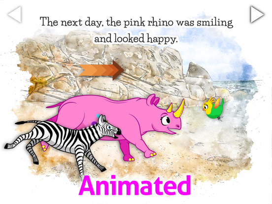 Pink Rhino. Kids Animal Storyのおすすめ画像6