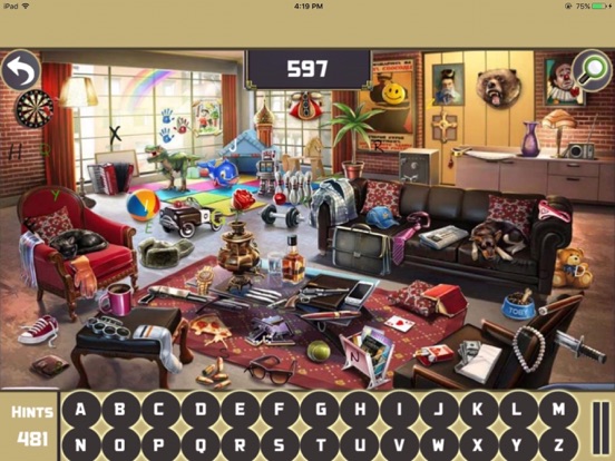 Crime Scene Hidden Alphabets iPad app afbeelding 4