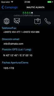 guia camping iphone capturas de pantalla 2