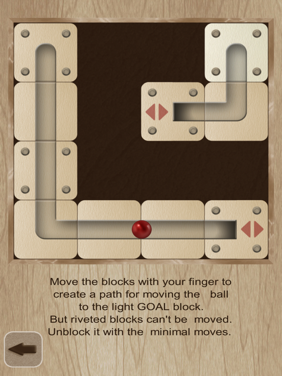 Roll the labyrinth portal ball iPad screenshot