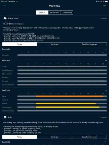 KMI-IRM - Weather for Belgium App Store preview screenshot 10