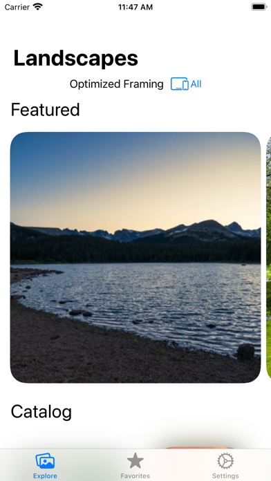 Landscape Papers - Wallpapers Screenshot