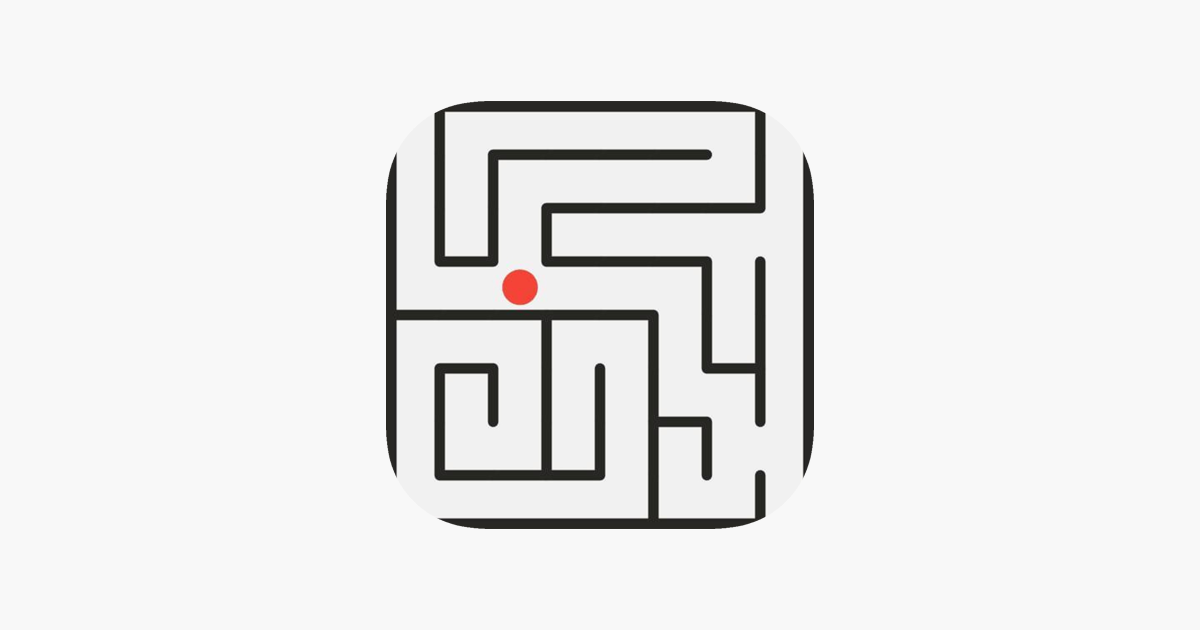 Labirinto Quadrado, Um Jogo De Lógica Simples Com Labirintos. Jogo