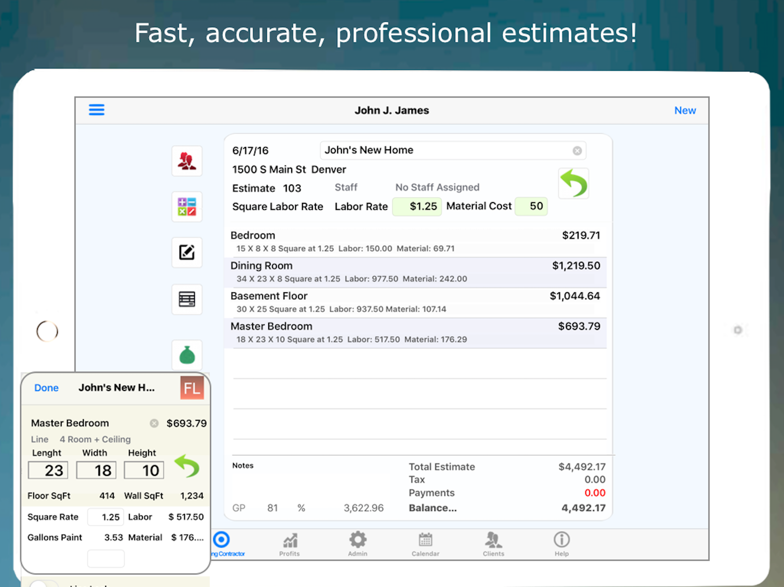 Painting Contractor Estimates screenshot 11