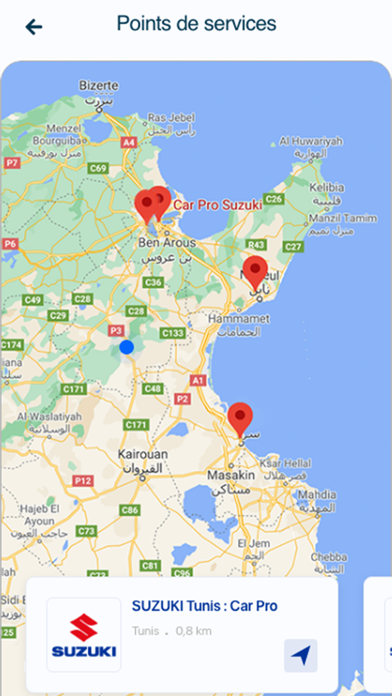 SUZUKI Tunisie Screenshot