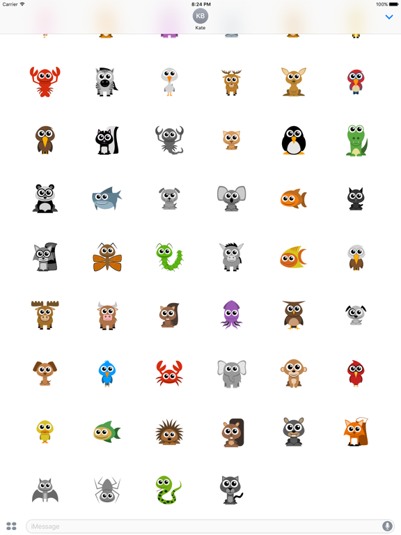 Screenshot #4 pour Adorable Animal Stickers