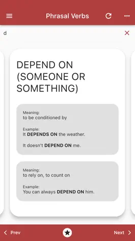 Game screenshot English: Phrasal Verbs apk