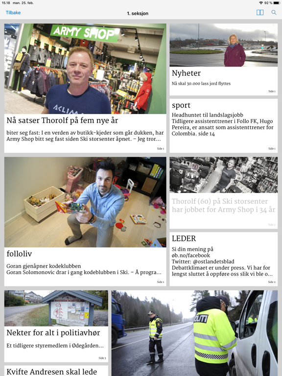 Screenshot #6 pour Østlandets Blad eAvis