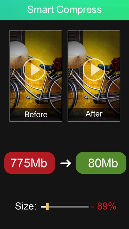 Compress videos & resizer