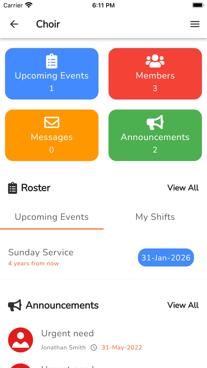GForce - Volunteer Management