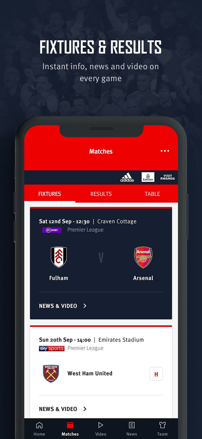 Arsenal Official App