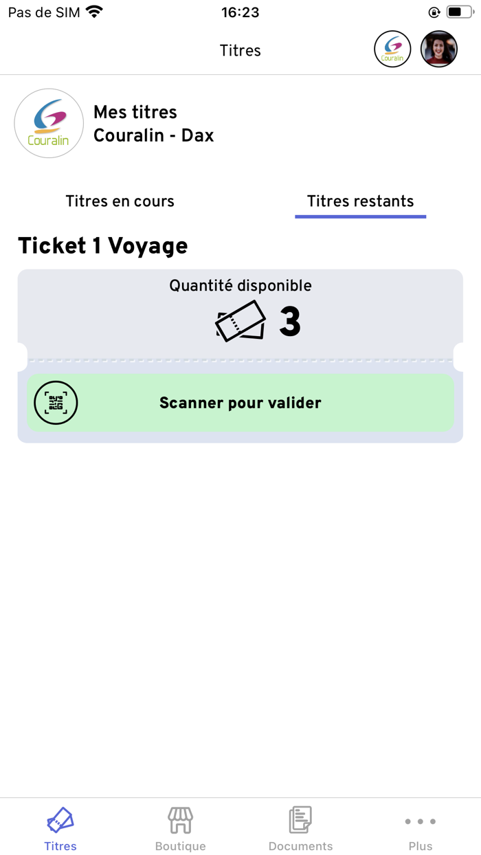 Ticket Modalis