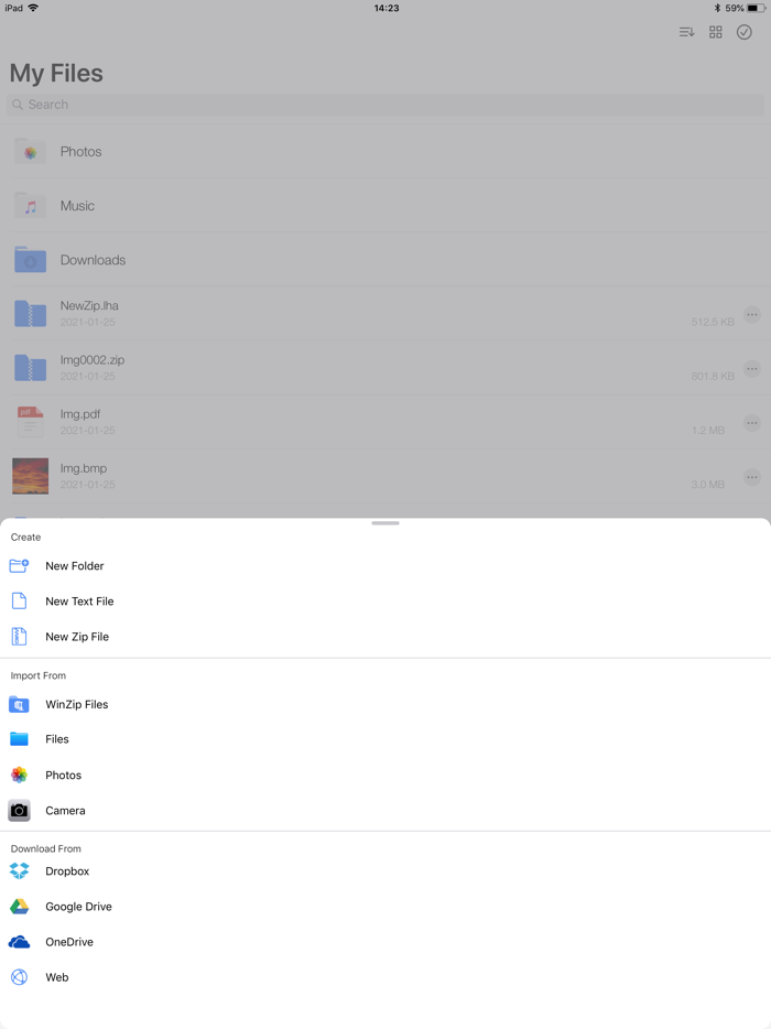 WinZip 1 zip and unzip tool
