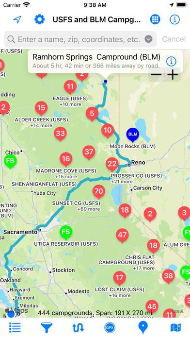 USFS & BLM Campgrounds Screenshot 1 - AppWisp.com USFS & BLM Campgrounds Screenshot 1 - AppWisp.com