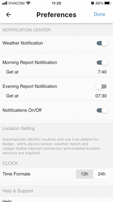 RW Rain Reminder Screenshot