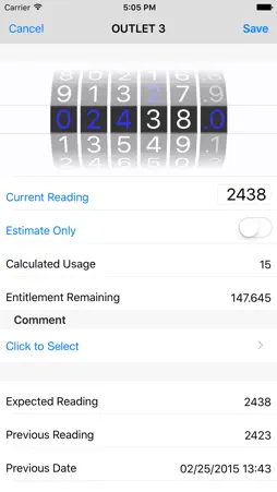 Meter Reading screenshot 1