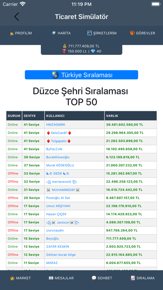 #3. Ticaret Simülatör (iOS) By: Enes Gl