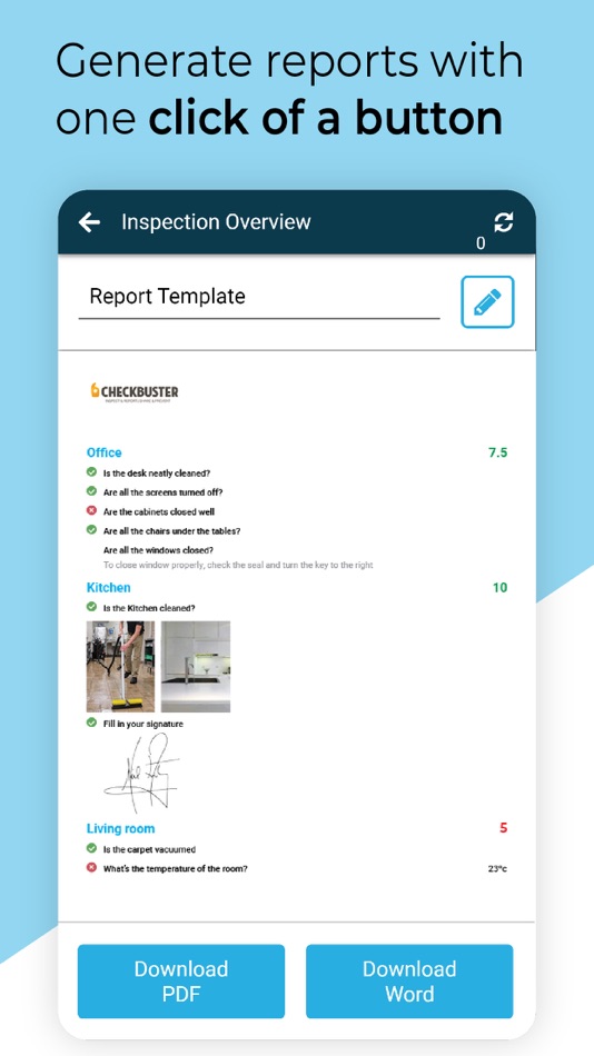 #2. Inspection checklist audit app (iOS) 作者: Checkbuster B.V.
