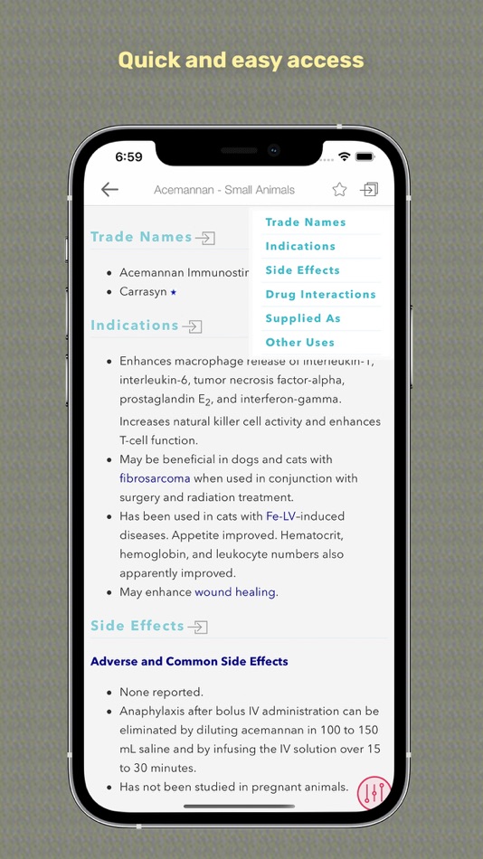 #3. Handbook of Veterinary Drugs (macOS) 来自: Skyscape Medpresso Inc