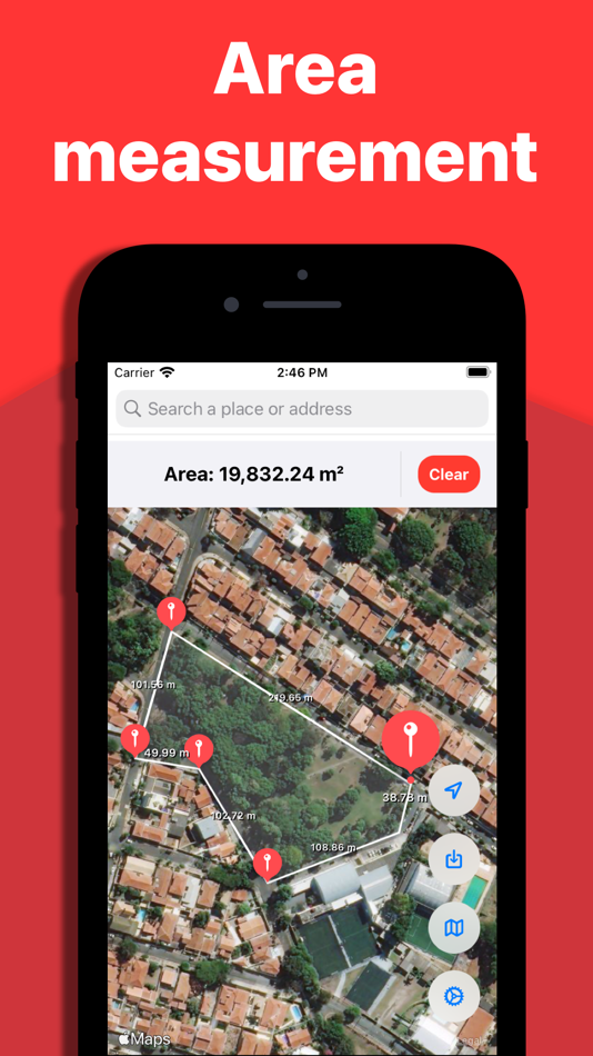 #3. GPS Measure - Area & Length (iOS) 由: Arthur Eduardo Skaetta Alvarez Desenvolvimento de Software LTDA.
