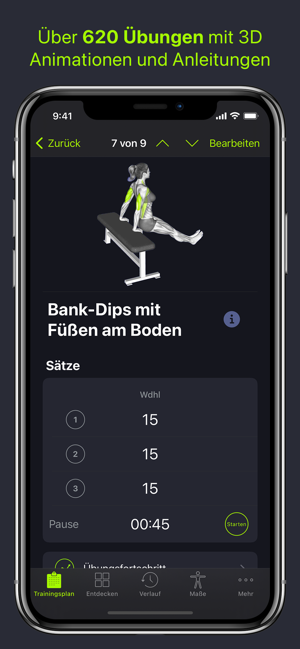 ‎SmartGym: Workout und Training Screenshot