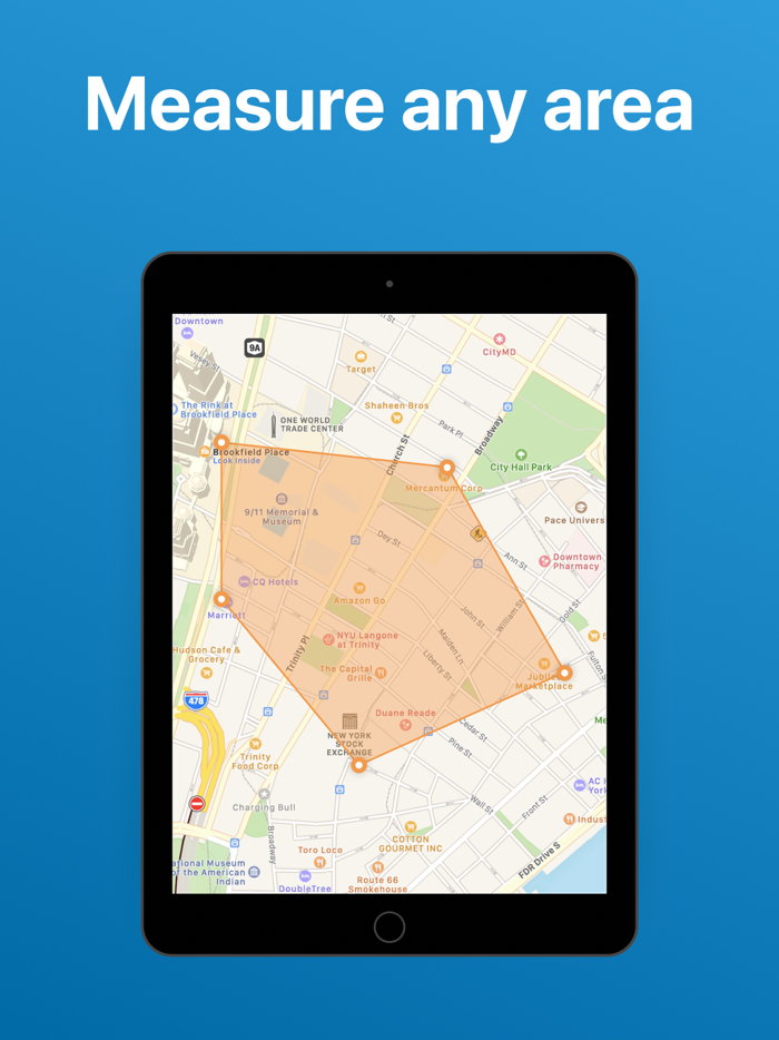 Field Area and Maps Measure app