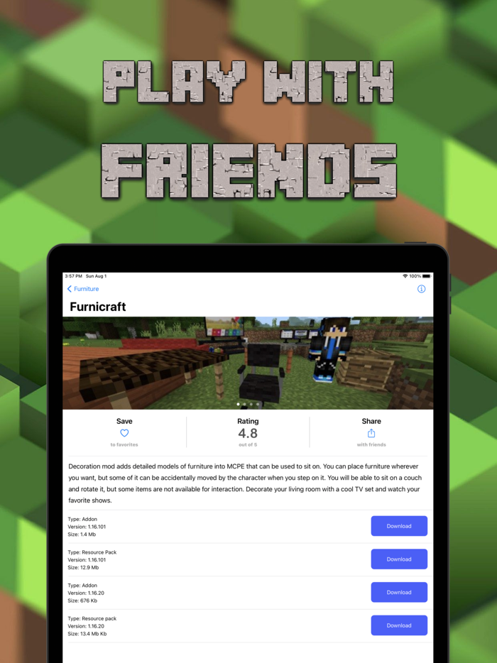 World of Mods for Minecraft PE