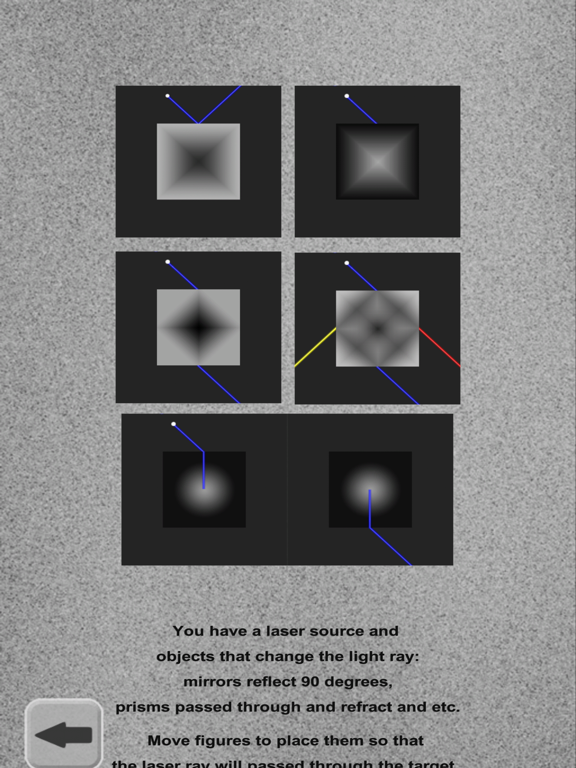 Lazers Puzzle. Colored rays iPad screenshot