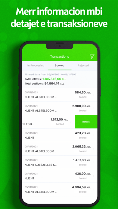 OTP Bank Albania Screenshot