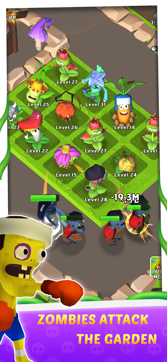 Merge Plants 3D-Garden Defense